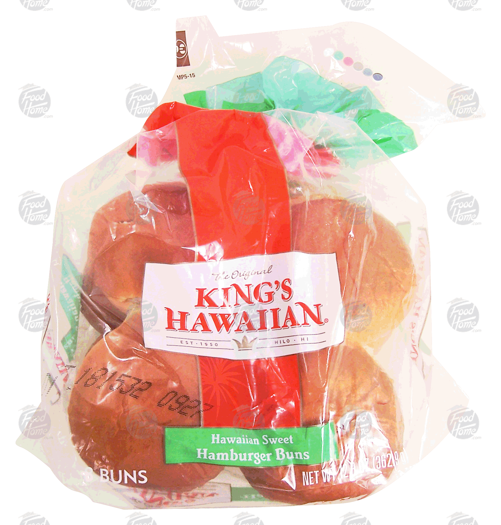 King's Hawaiian  hawaiian sweet hamburger buns, 8 buns Full-Size Picture